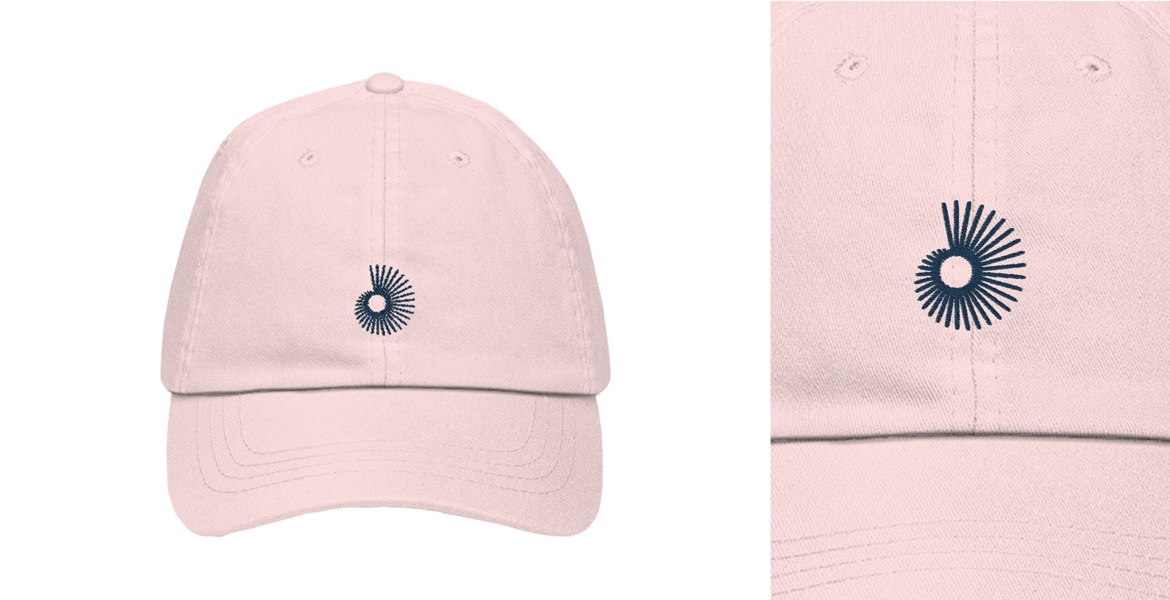  Cap, pastel pink 